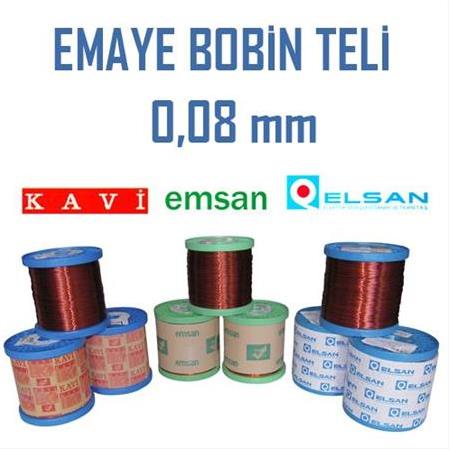 0.08 mm Emaye Bobin Teli ( Elsan ~2,5 - 3,5kg Makara )